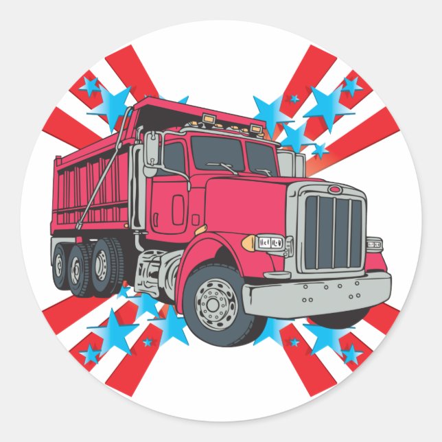 Adesivo Dump Truck Stars (Frente)