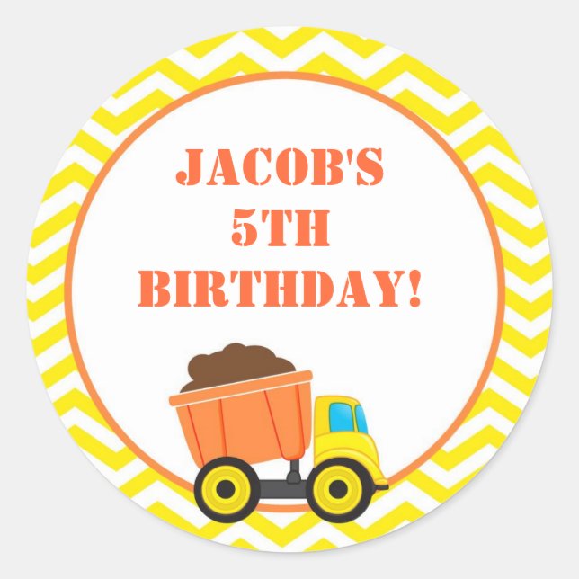 Adesivo Dump Truck Stickers (Frente)