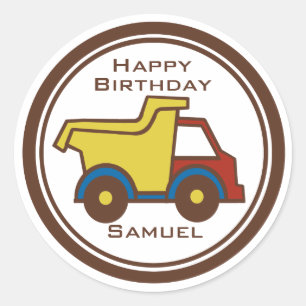 Adesivo Dumpcaminhão de diversão de construção