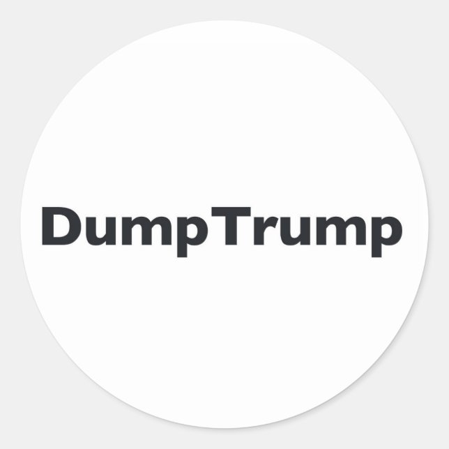 Adesivo DumpTrump (Frente)