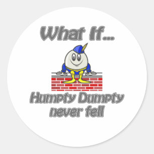 Adesivo dumpty humpty nunca caiu