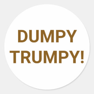 Adesivo DUMPY TRUMPY Comic Splash-Art Hankamer Artjunkhaus