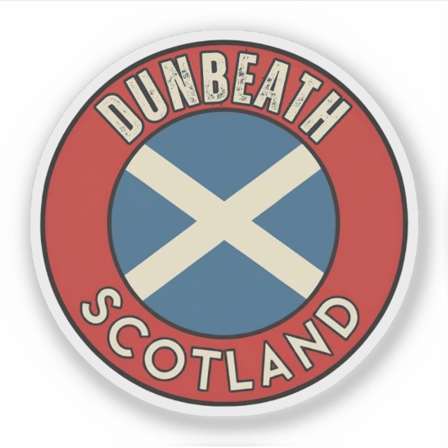 Adesivo Dunbeath, Escócia (Frente)