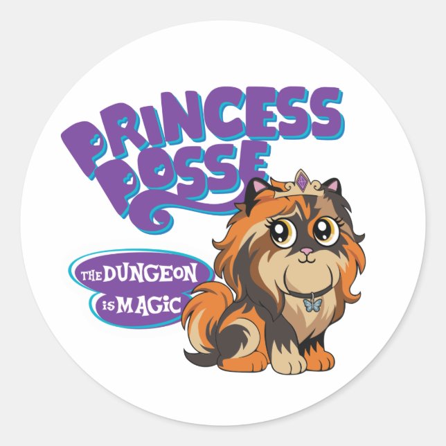 Adesivo Dungeon Crawler Carl Princess Donut Posse (Frente)