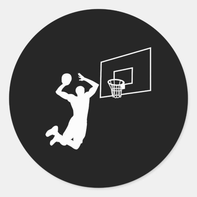 Adesivo Dunk Bysketbyll Player Slam Dunk Byller Bysketbyll (Frente)