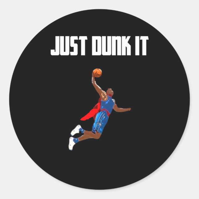 Adesivo Dunking de Basquete (Frente)