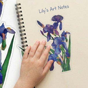 Adesivo Duo Presente Íris Aquarela Floral Divertid