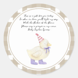 Adesivo Duque - Vela de Reze