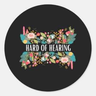 Adesivo Duro de Alerta e Consciencialização Audição para D