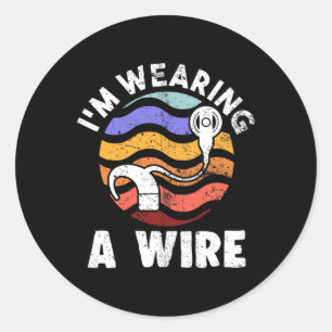 Adesivo Duro de diversão auditiva de ASL Imparada Eu sou W