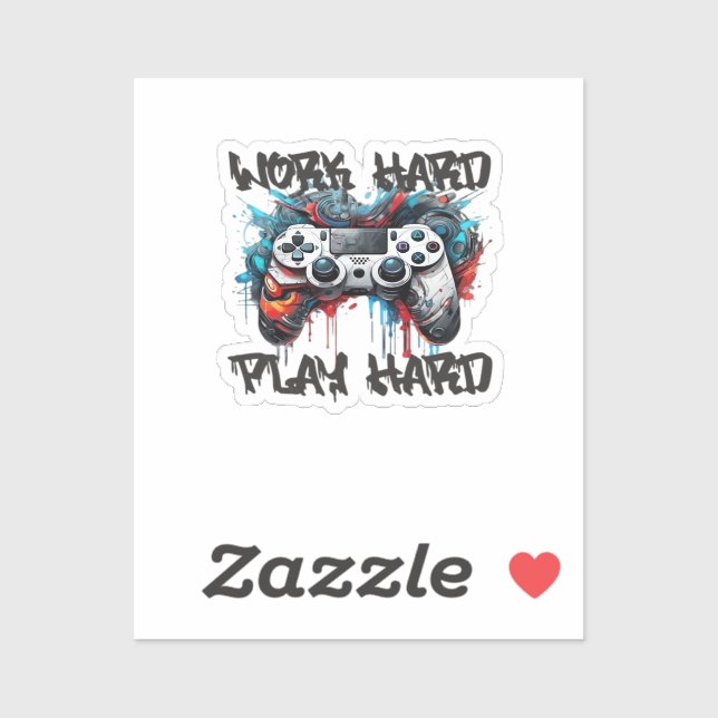 Adesivo Duro De Trabalho, Tocar Tão Duro - Dia Do Trabalho (Folha)