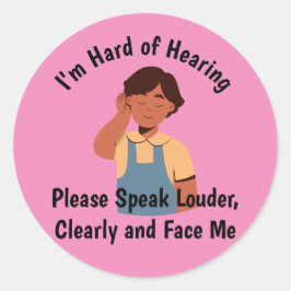 Adesivo Duro de voz mais alta