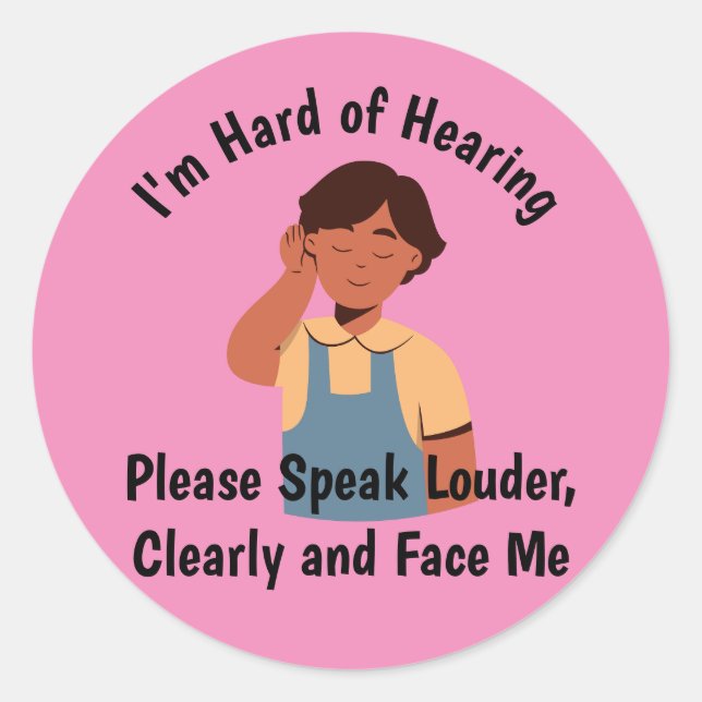 Adesivo Duro de voz mais alta (Frente)