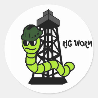 Adesivo Duro Rig Worm Hat Sticker