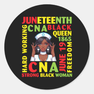Adesivo Duro Trabalhando Cna Black Queen Forte Negra Mulhe