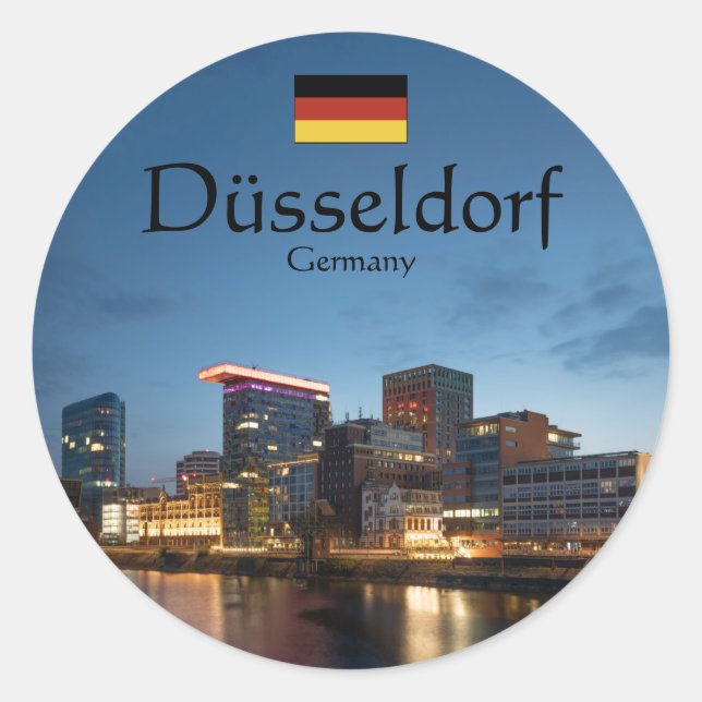 Adesivo Dusseldorf Alemanha (Frente)