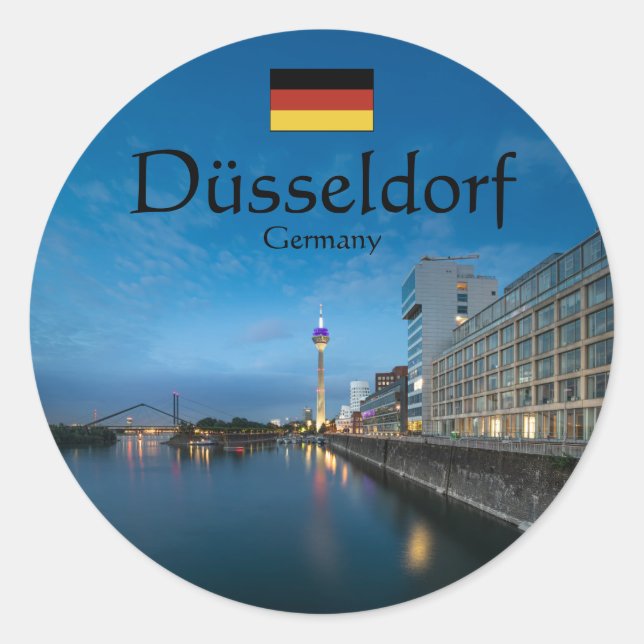 Adesivo Dusseldorf Alemanha (Frente)