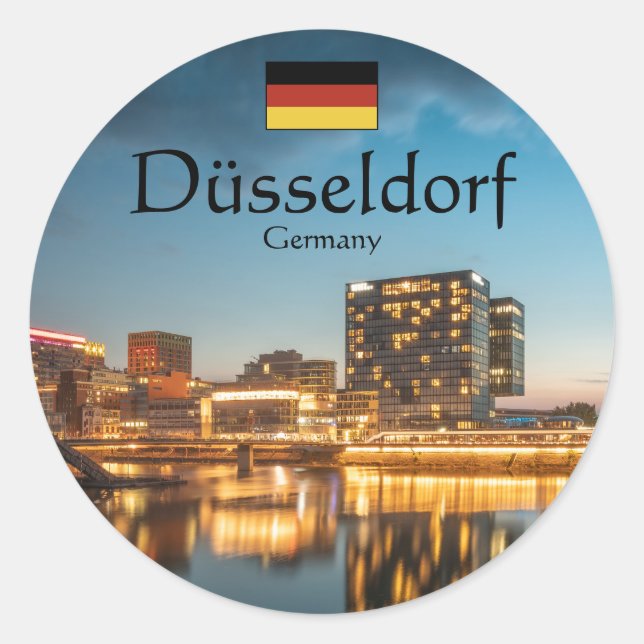 Adesivo Dusseldorf Alemanha (Frente)