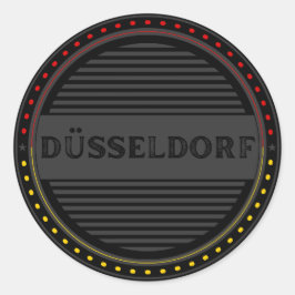 Adesivo Düsseldorf City Pride Emblem – German Identity