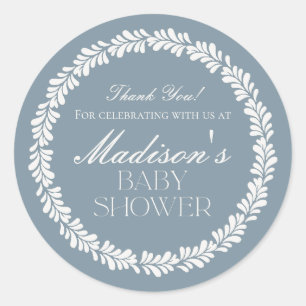 Adesivo Dusty Blue Talavera Chá de fraldas Espanhol Fiesta