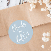 Adesivo Dusty Blue Thanks a Lotto