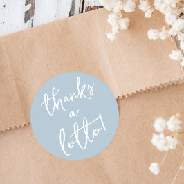 Adesivo Dusty Blue Thanks a Lotto