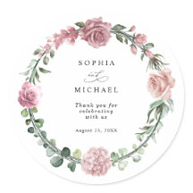 Dusty Pink Floral Wedding