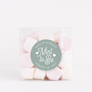 Adesivo Dusty Sage   Favor personalizado de casamento