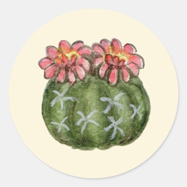 Adesivo Dwarf Chin cactus sticker (Frente)