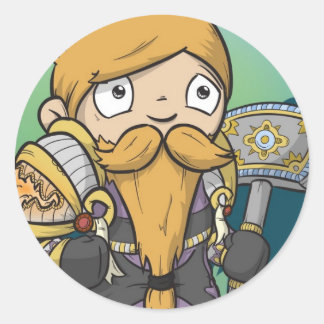 Adesivo Dwarf Paladin - Sticker
