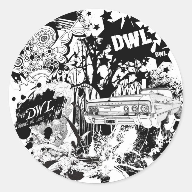 Adesivo DWL grande (Frente)