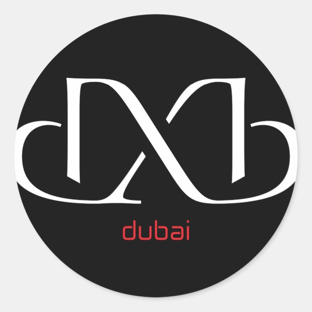 Adesivo DXB Dubai (Frente)