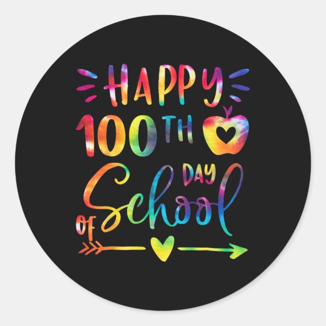 Adesivo Dye Happy 100h Dia Dos Professores Sudens Crianças (Frente)