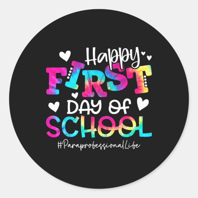 Adesivo Dye Paraprofessionnelle Feliz Primeiro Dia de Dive (Frente)