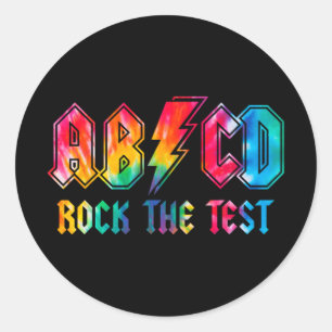 Adesivo Dye Rock The Test Day Exam For Teacher Stu