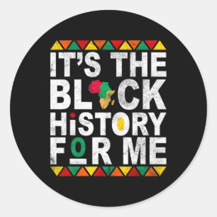Adesivo É a História Negra Para Mim Mês da História Melani