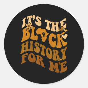 Adesivo É A História Negra Para Mim Mulher Afro-Americana
