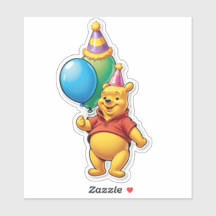 Adesivo É a Hora da Festa do Pooh!