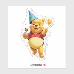 Adesivo É a Hora da Festa do Pooh!