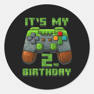 Adesivo É a minha camisa de aniversário de 2 anos, festa d