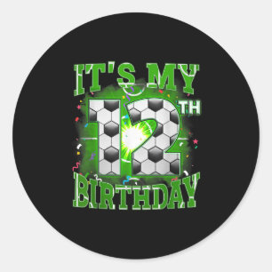 Adesivo É A Minha Parte De Aniversário De 12