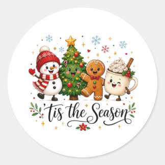 Adesivo É a Temporada de Natal