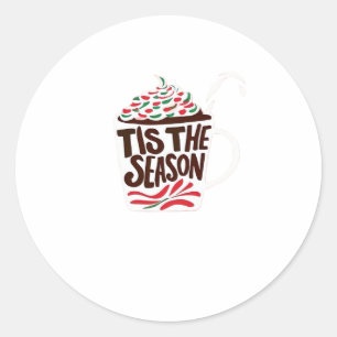 Adesivo É a Temporada Natal Chocolate Menta