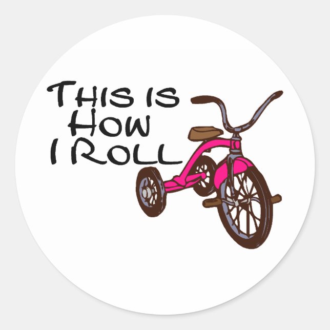 Adesivo É Assim Que Eu Rolo (Triciclo) (Frente)