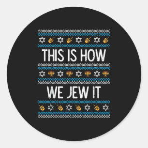 Adesivo É Assim Que Nós Julgamos Que Os Homens De Chanukah