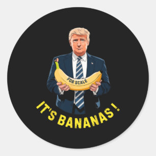 Adesivo É Banana (para escala) Estelar Funny Trump Tee 0
