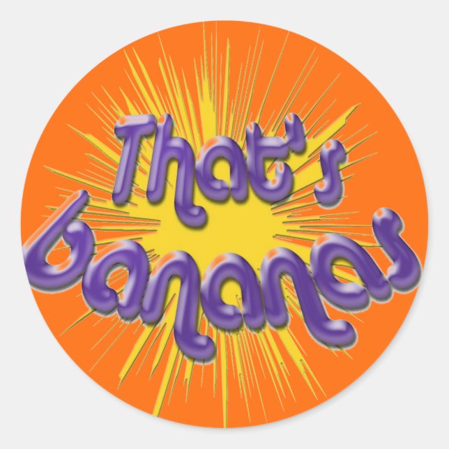 ADESIVO É BANANAS (Frente)