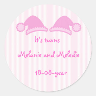 Adesivo É bonés bonitos dos gêmeos