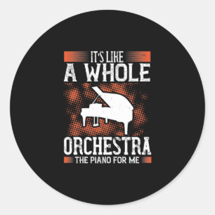 Adesivo É Como Uma Orquestra Inteira, O Piano Para Mim