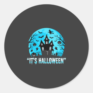 Adesivo É design de morcego de casa assombrada de Hallowee
